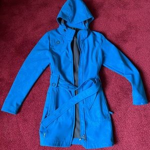 Lole Blue Hooded Jacket! Small! High End In Great Condition! One small blemish*